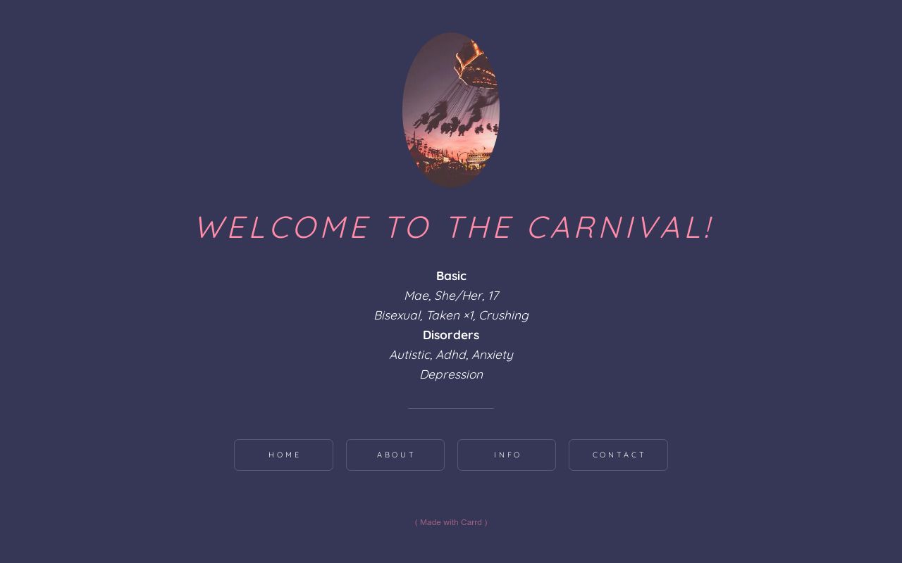 Carrd profile picture for @carnival